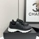 샤넬 26SS 스니커즈 카프스킨 벨벳 블랙 스니커즈 G47276  JM