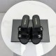 샤넬 뮬 스웨이드 키드스킨 블랙 슬리퍼 G47043  JM