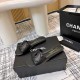 샤넬 뮬 샌들 플랫 CC로고 램스킨 블랙  G47260  JM
