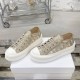 디올 워크 앤 플랫폼 굽4.5CM 베이지 스니커즈 KCK546OEN