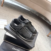 샤넬 CC로고 여성 블랙 스니커즈 G46873  JM