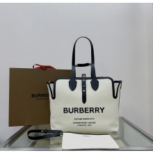 버버리 소프트 캔버스 벨브백 숄더백 80313181