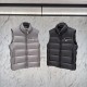 프라다 26FW  리나일론 개버딘 삼각로고 구스다운 패딩조끼 2컬러 SGB033